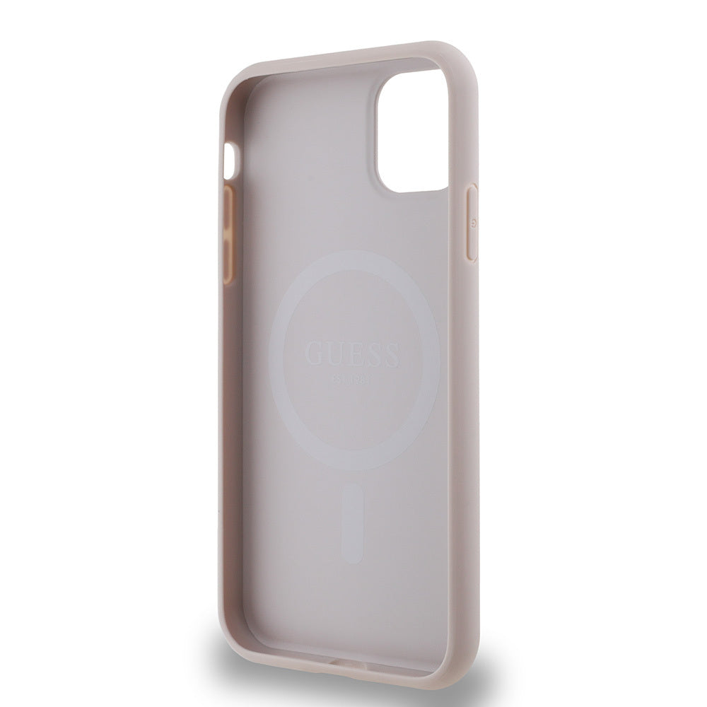 Guess iPhone 11 Orjinal Lisanslı M-safe Şarj Özellikli Small 4G Classic Kılıf Guess iPhone 11 Orjinal Lisanslı M-safe Şarj Özellikli Small 4G Classic Kılıf